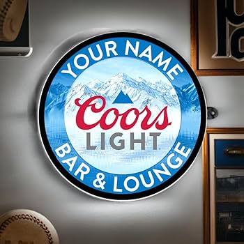 Amazon.com : Coors Light Neon Custom LED Sign 38 in : Tools